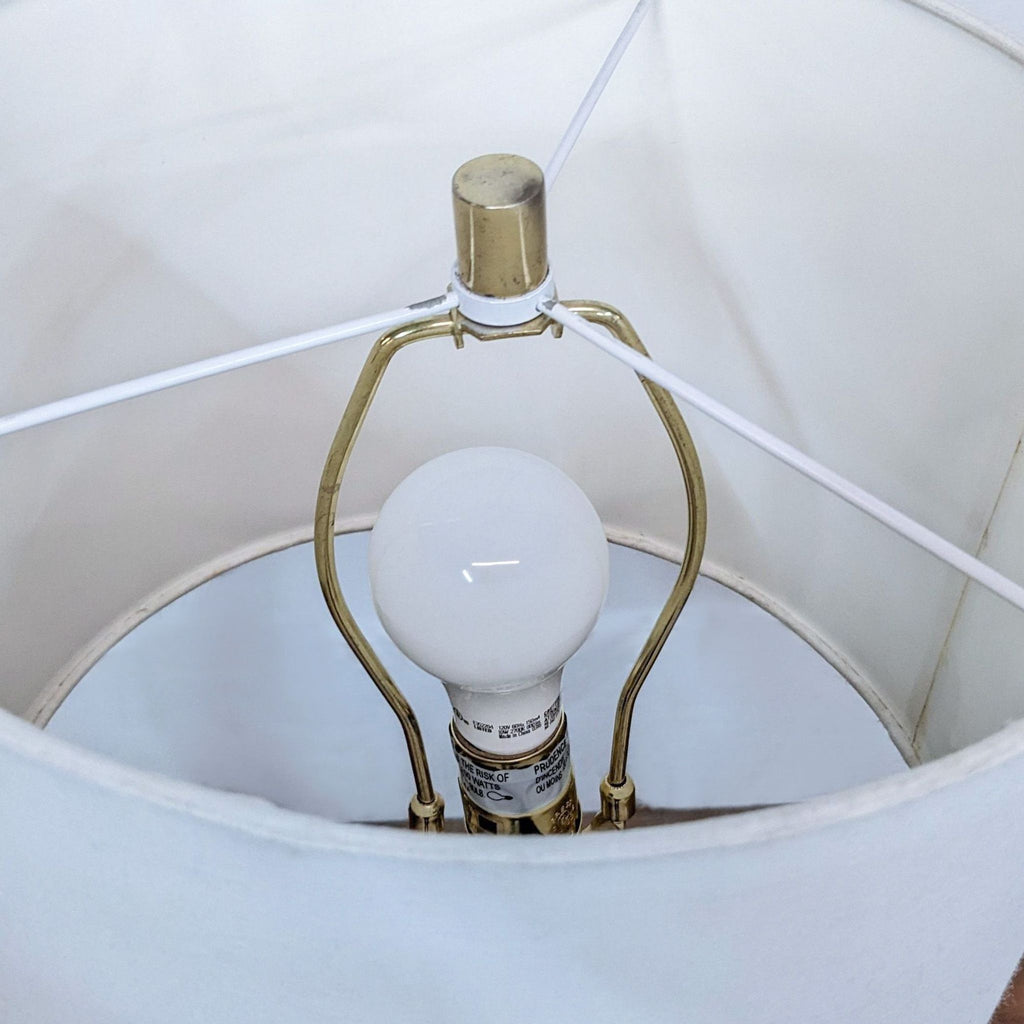 Faceted Black Geometric Table Lamp