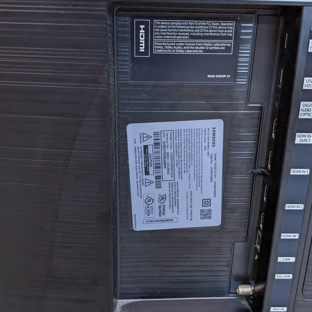 Samsung TV UN55NU8000F