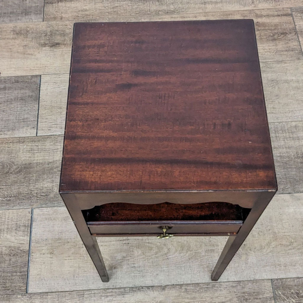 Vintage Wooden One Drawer Side Table