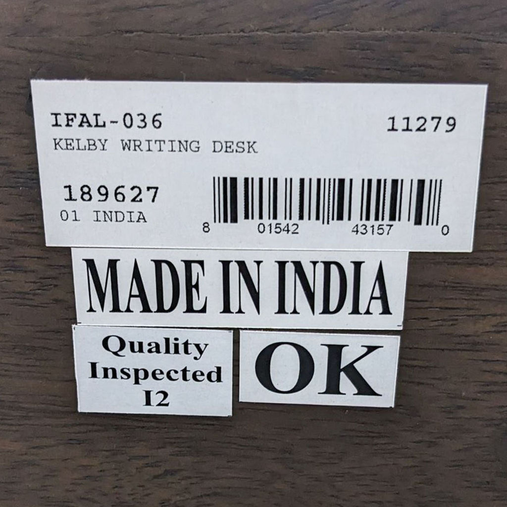West Elm Modern Carved Mango Desk