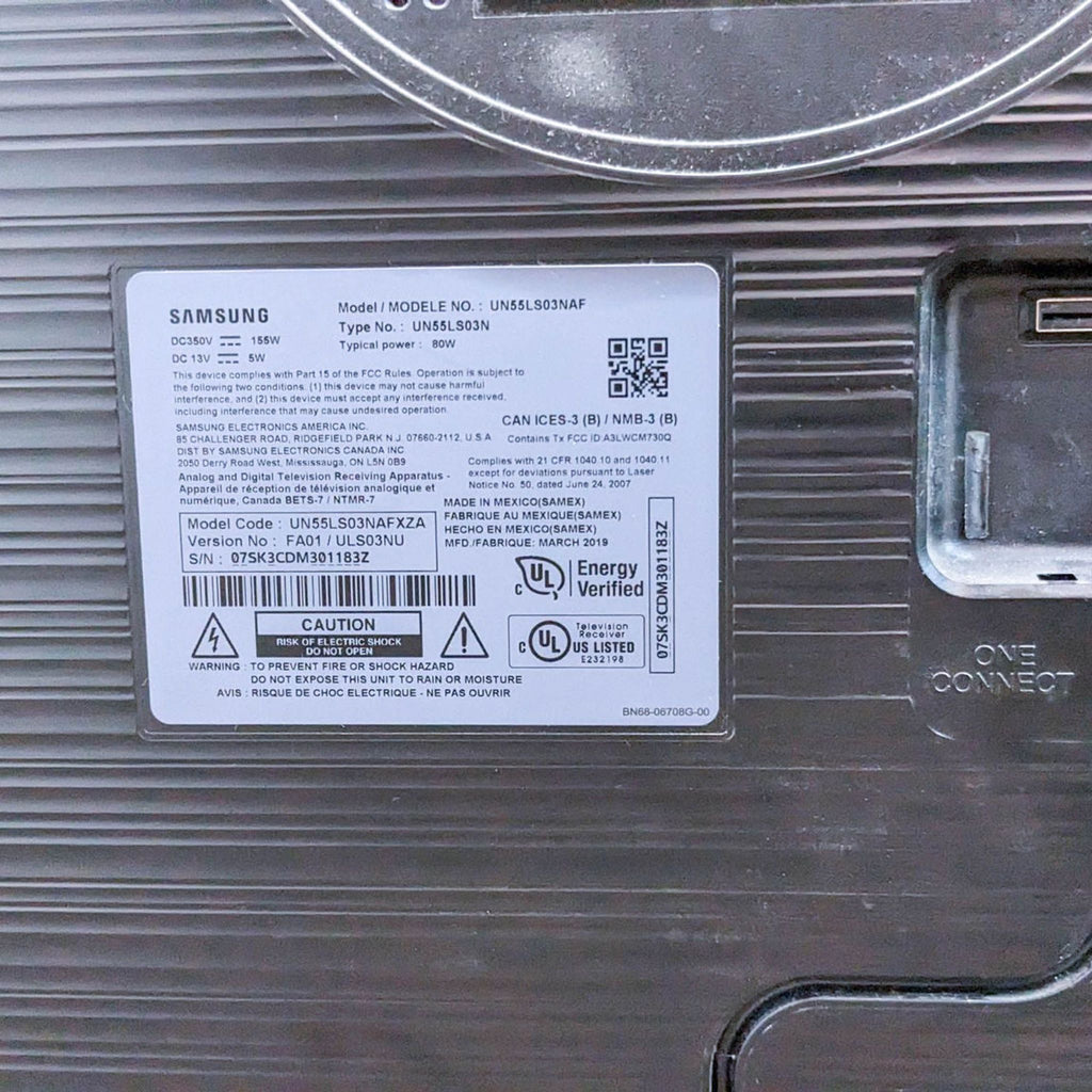 Samsung Frame TV UN55LS03NAF