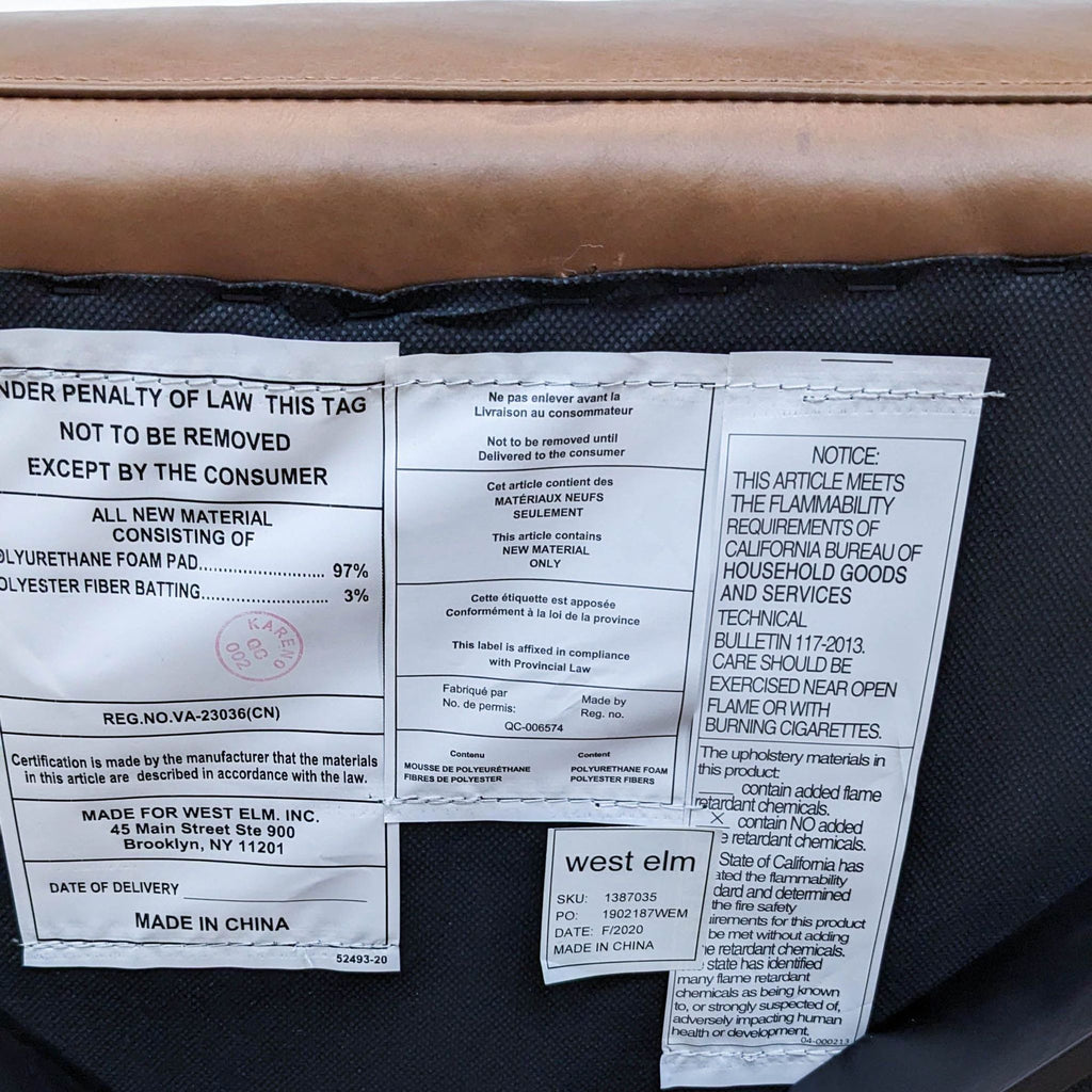 West Elm Highline Contemporary Lounge Chair