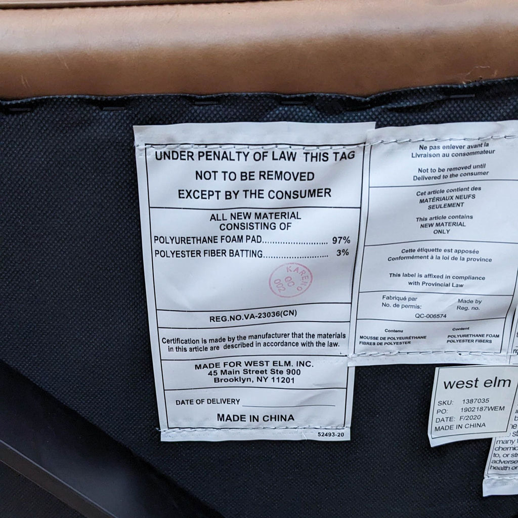 West Elm Highline Contemporary Lounge Chair