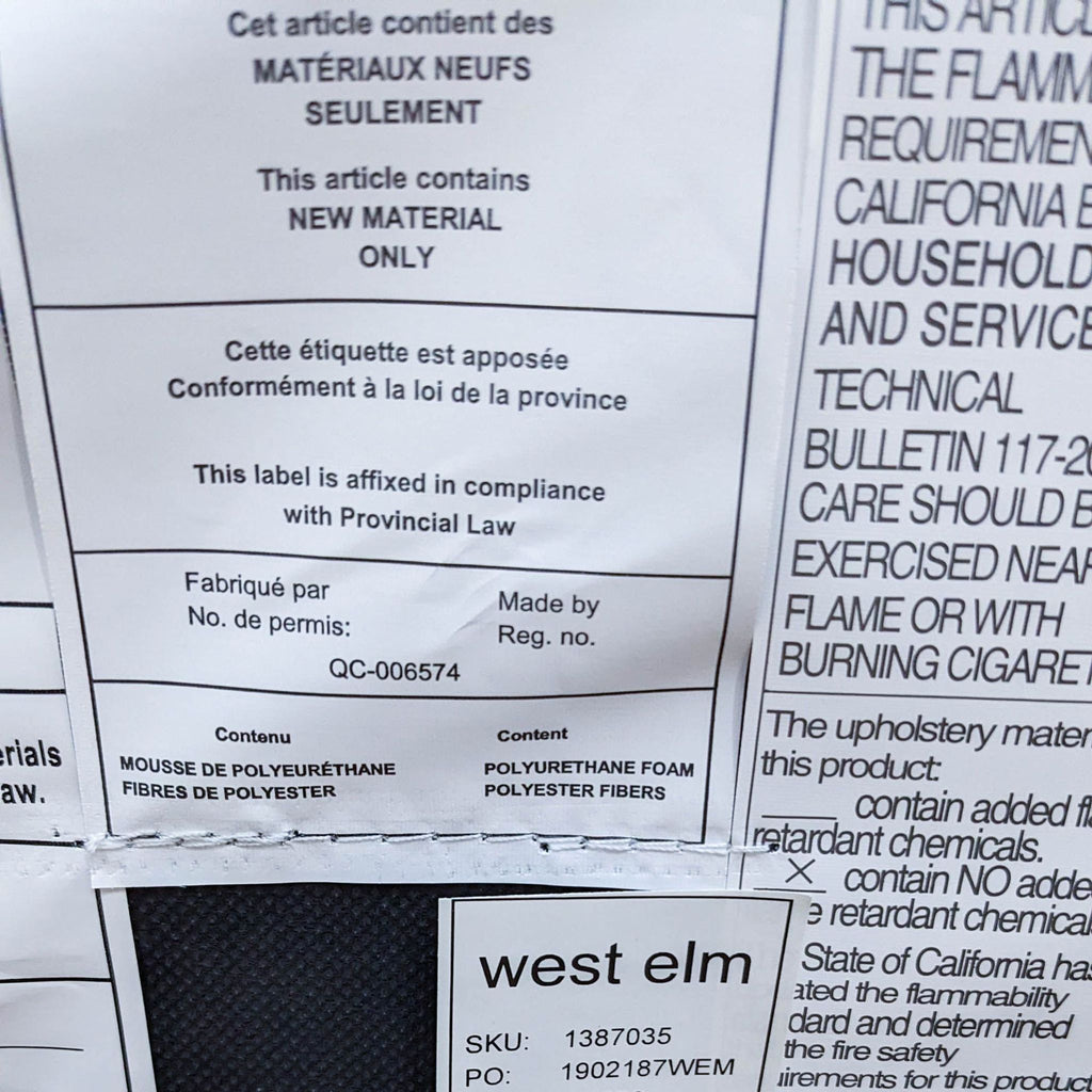 West Elm Highline Contemporary Lounge Chair