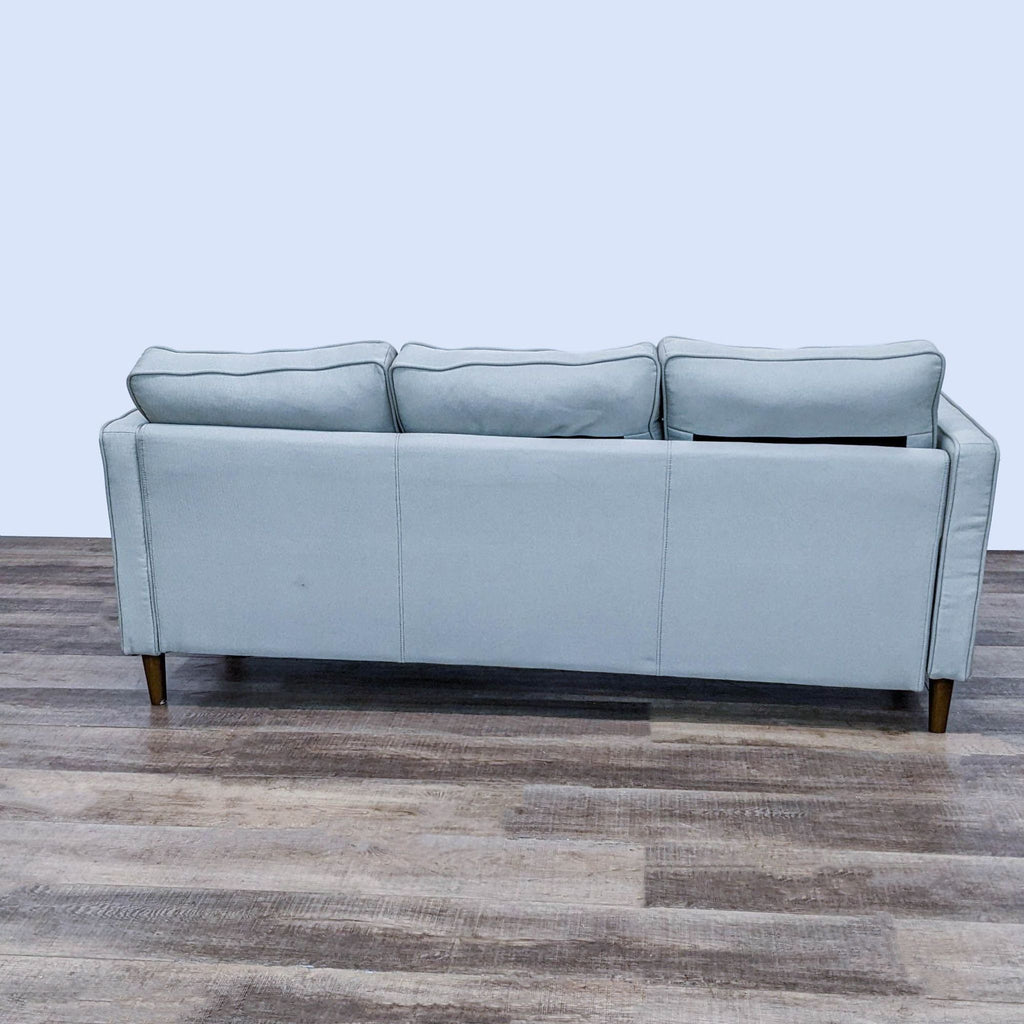 Compact Contemporary Gray Sofa