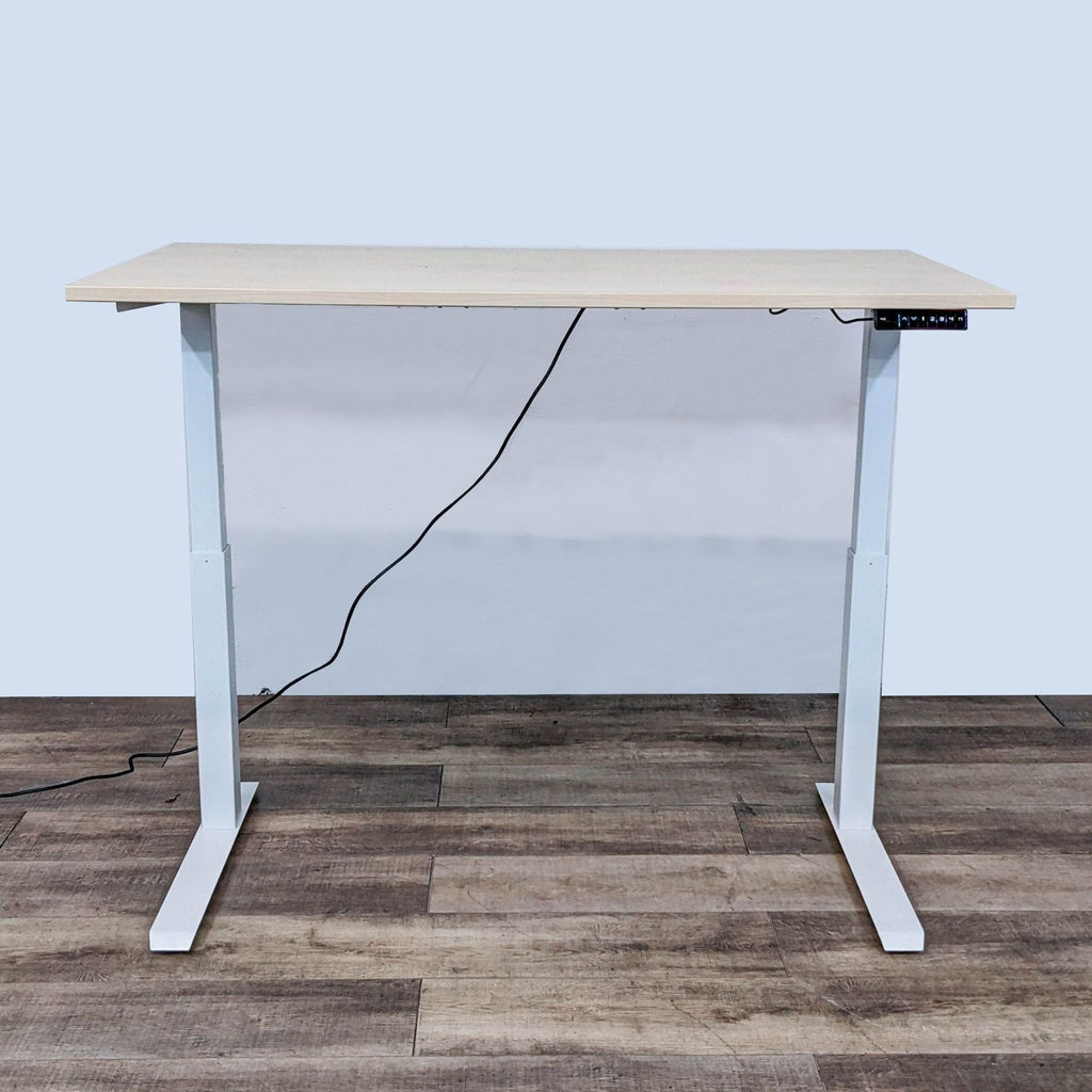 AMQ Ergonomic Electric Height-Adjustable Standing Desk with Easy Control Panel