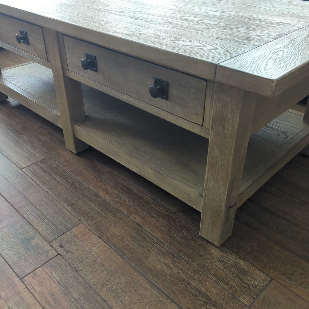 3. Furniture Pic 1 coffee table, 2019, combining wood and metal for a stylish, modern centerpiece.