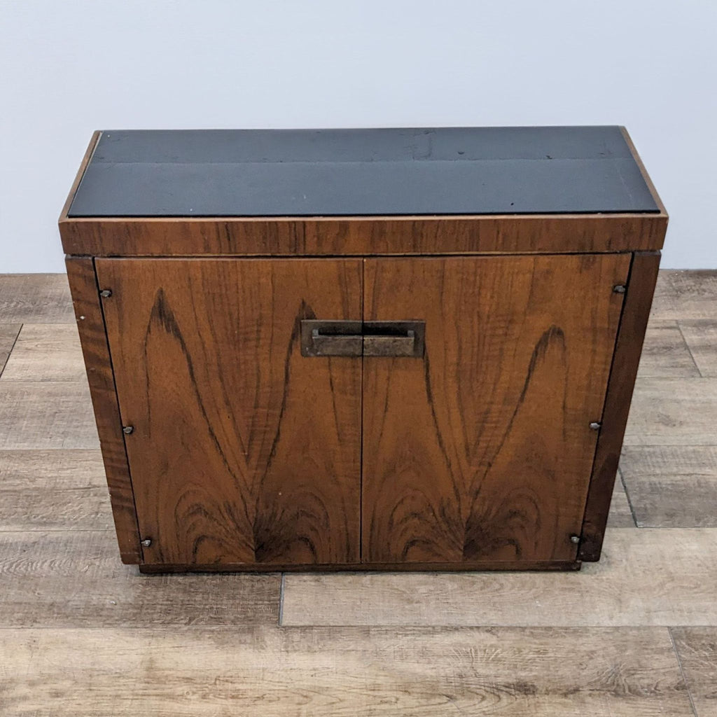 Wood Cabinet with Glass Top - Accepted Offer (26.47% discount)