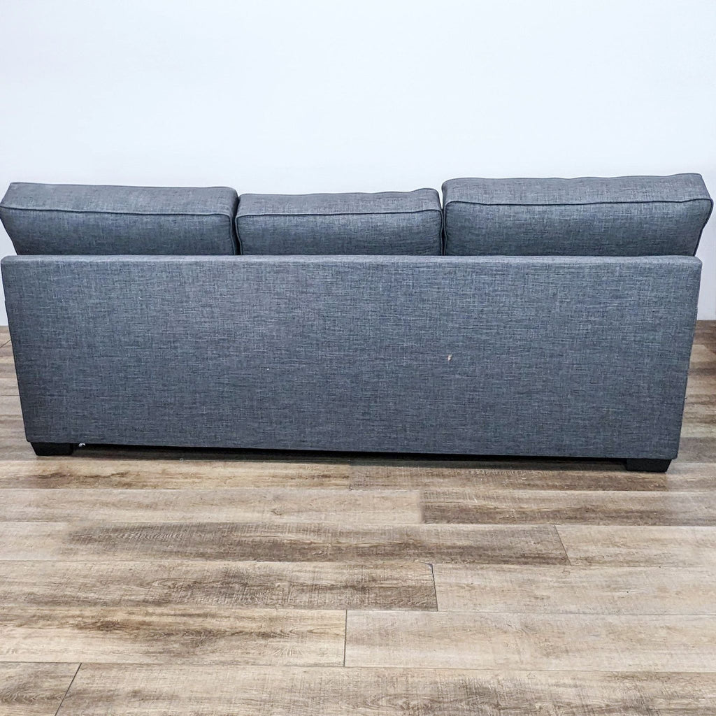 Modern Charcoal Gray Sectional Sofa with Chaise Lounge