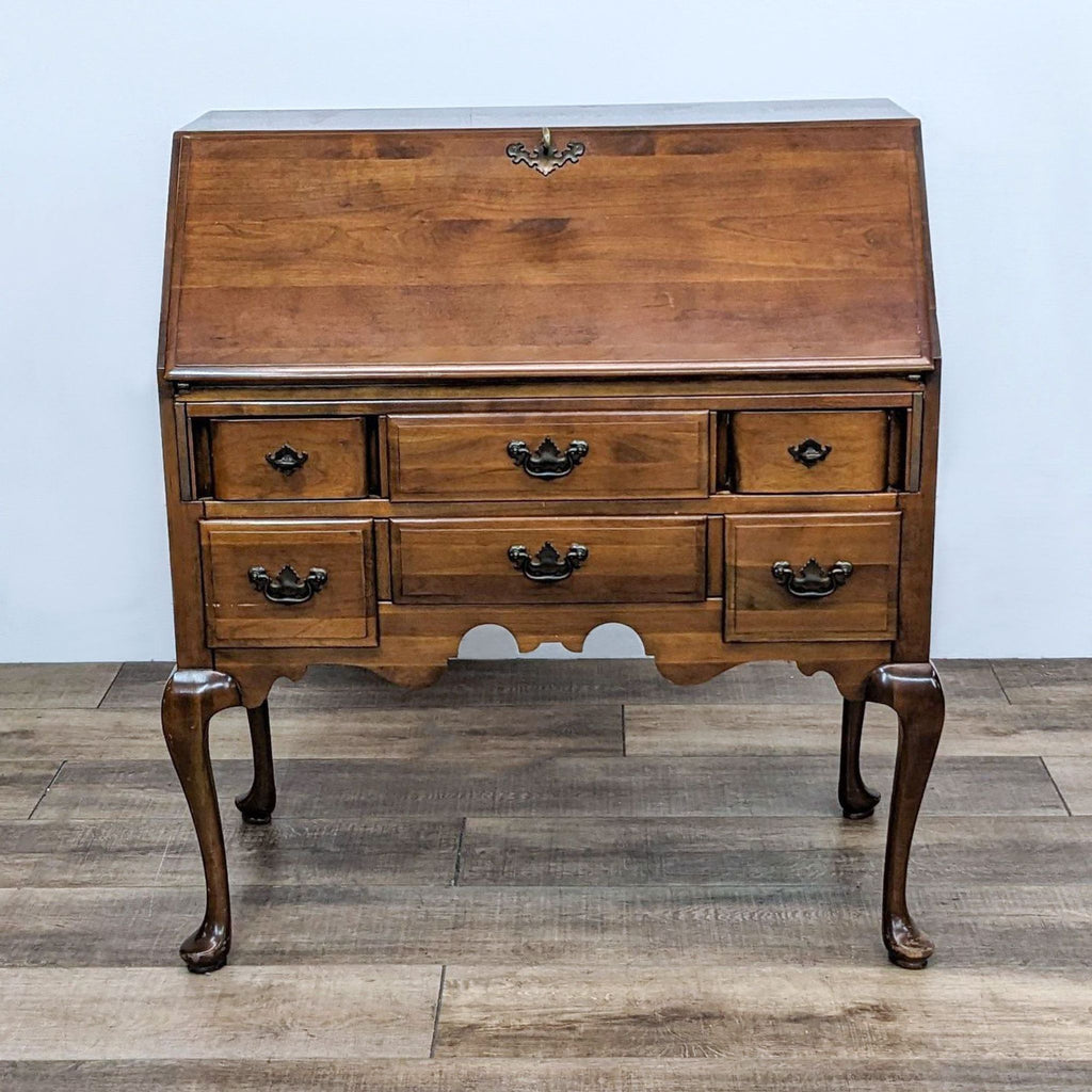 Vintage English Chippendale Secretary