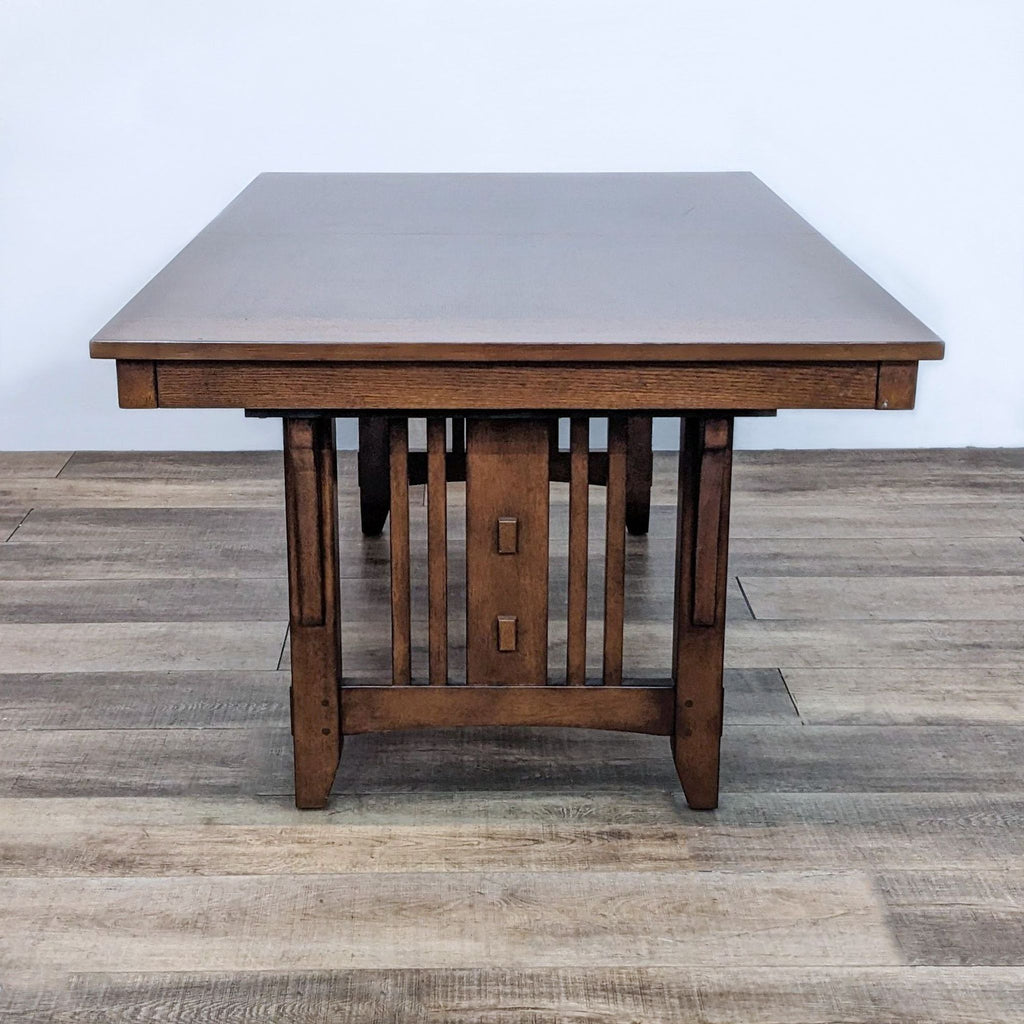 Mission Style 9 Piece Expandable Dining Set