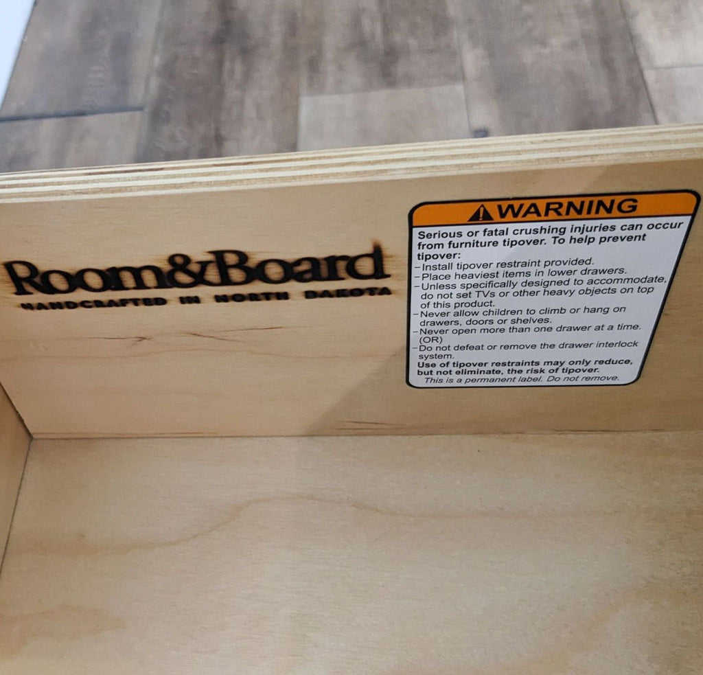 Room & Board Modern Six Drawer Dresser