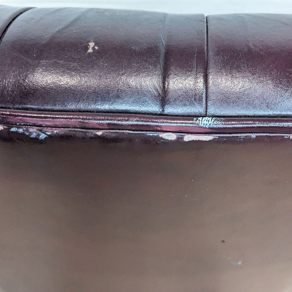 Leather Tufted Armchair
