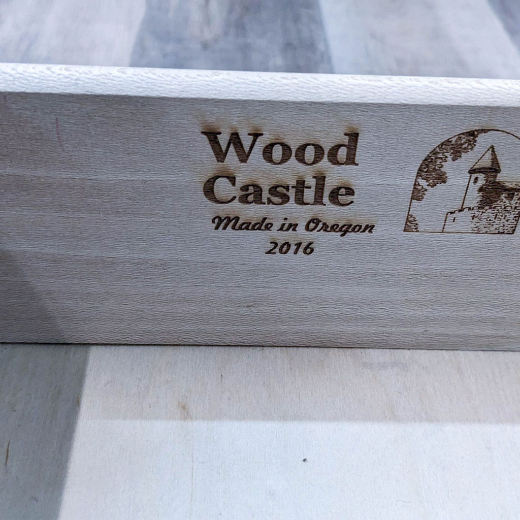 Wood Castle Two Drawer Coffee Table