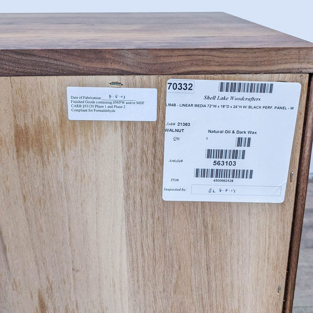 Room & Board Linear Media Cabinet