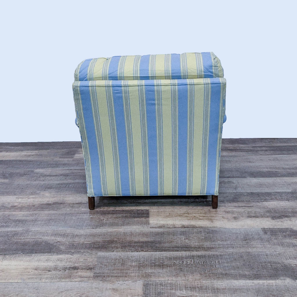Taylor King Kings Road Collection Striped Lounge Chair