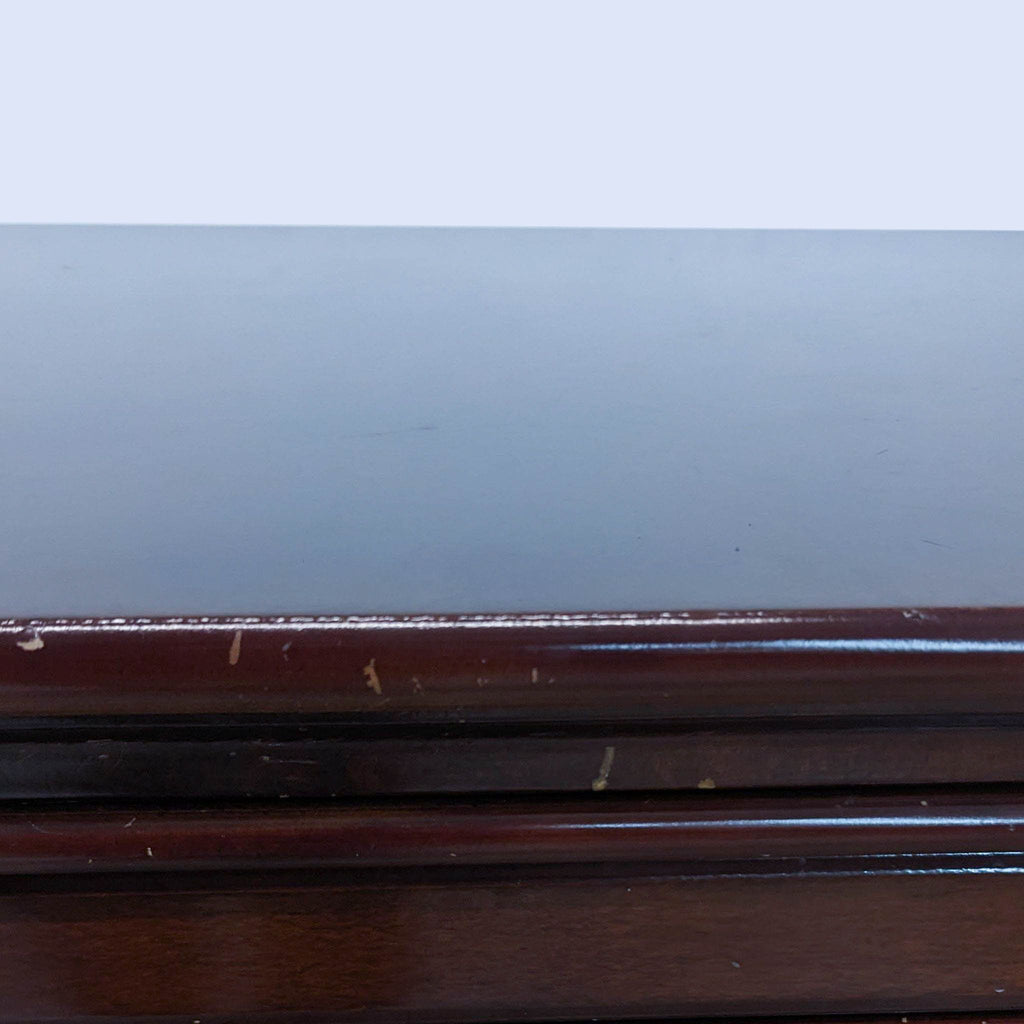 Classic Wooden Jewelry Armoire with Mirror and Spacious Storage