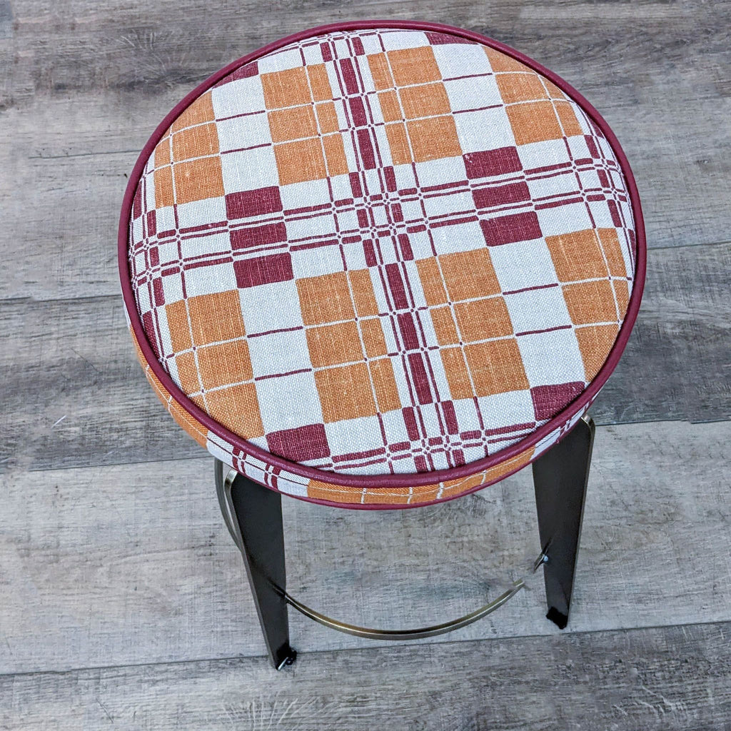 Whimsical Round Counter Stool