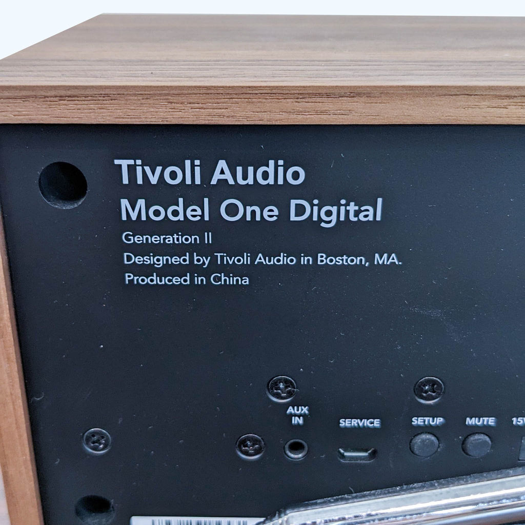 Tivoli Audio Model One Digital FM/Wi-Fi/Bluetooth Radio in Walnut