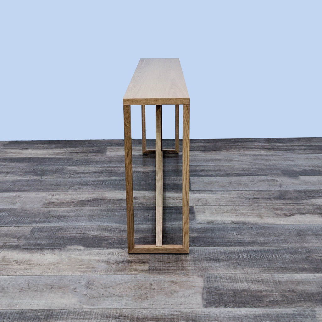 Narrow Wood Console Table