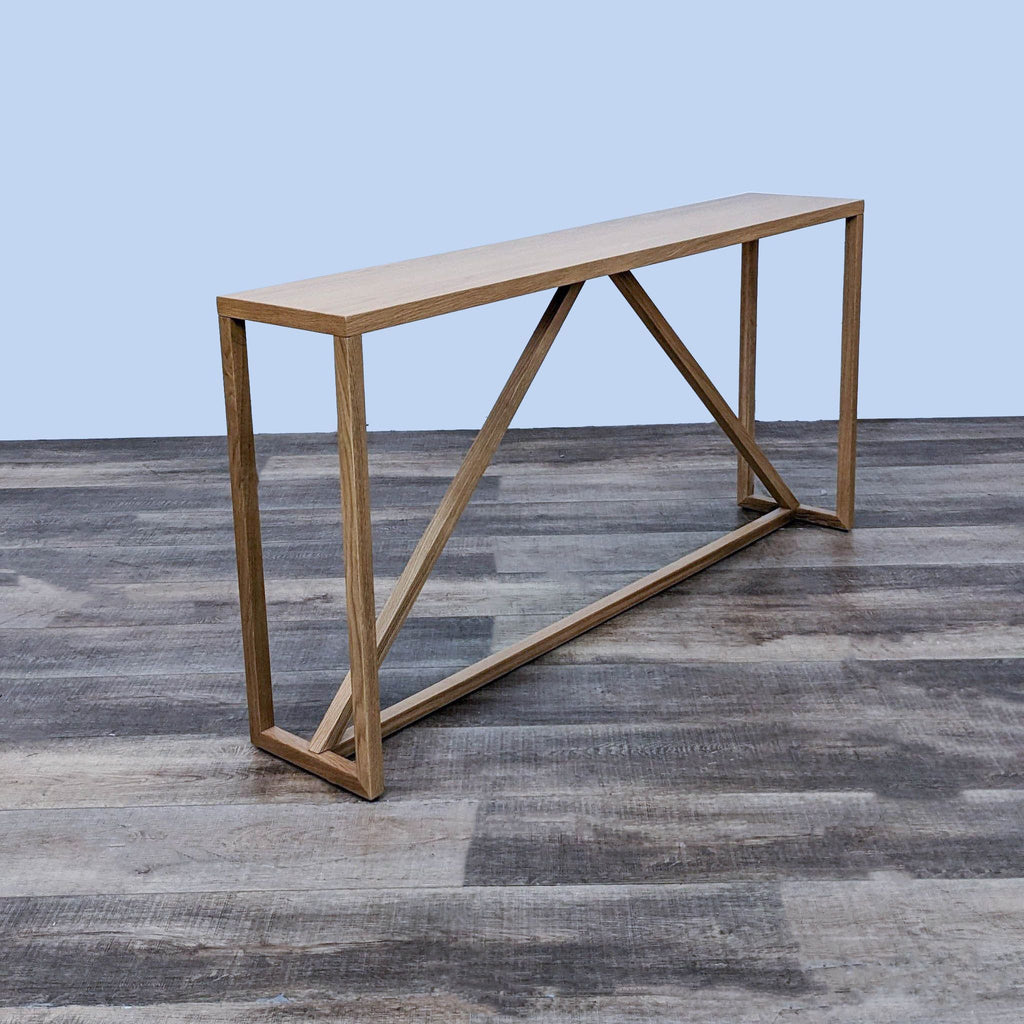 Narrow Wood Console Table