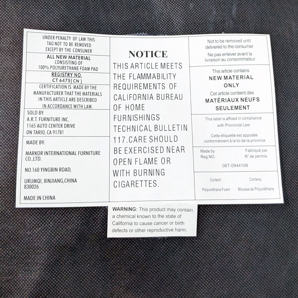 a white paper with black text and a black and white print