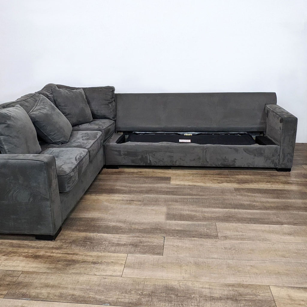 Scandinavian Designs L Shape Sectional Sleeper