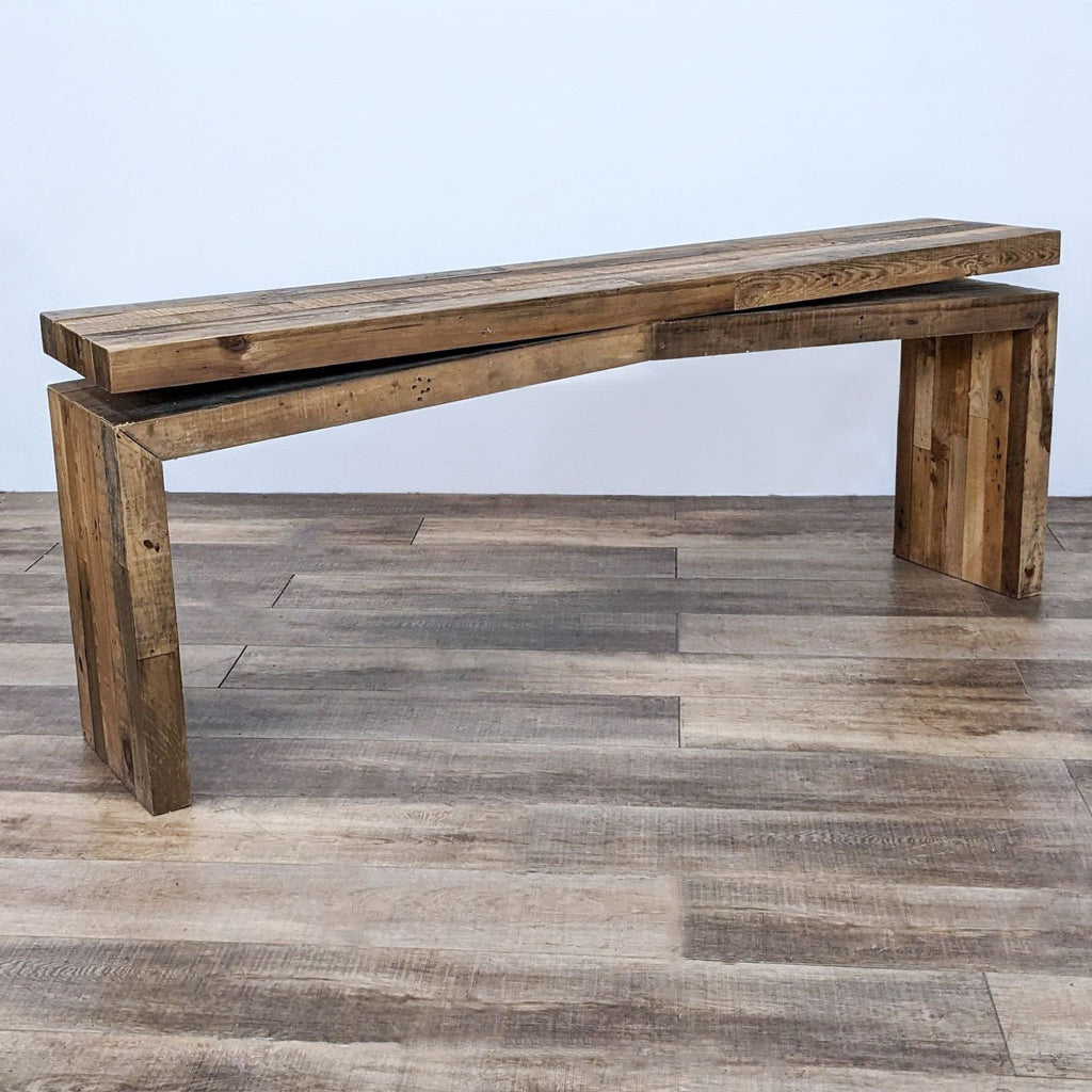 Scandinavian Designs Reclaimed Wood Console Table