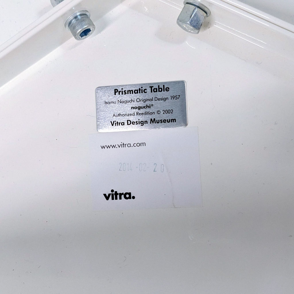Vitra Authentic Prismatic Table by Isamu Noguchi