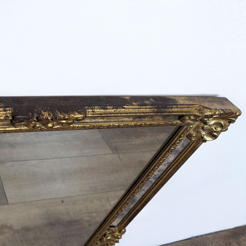 Vintage Belgian Gold Framed Mirror