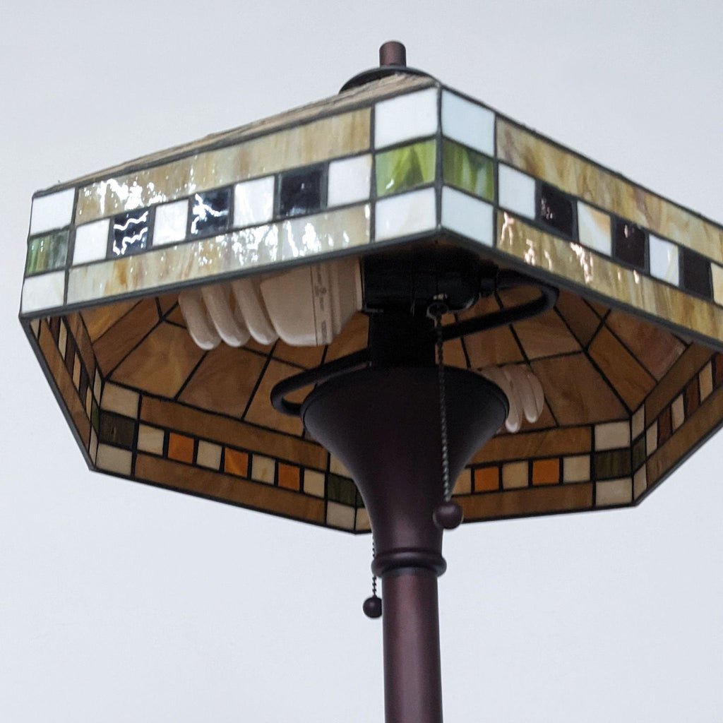 Mission Tiffany Style Floor Lamp