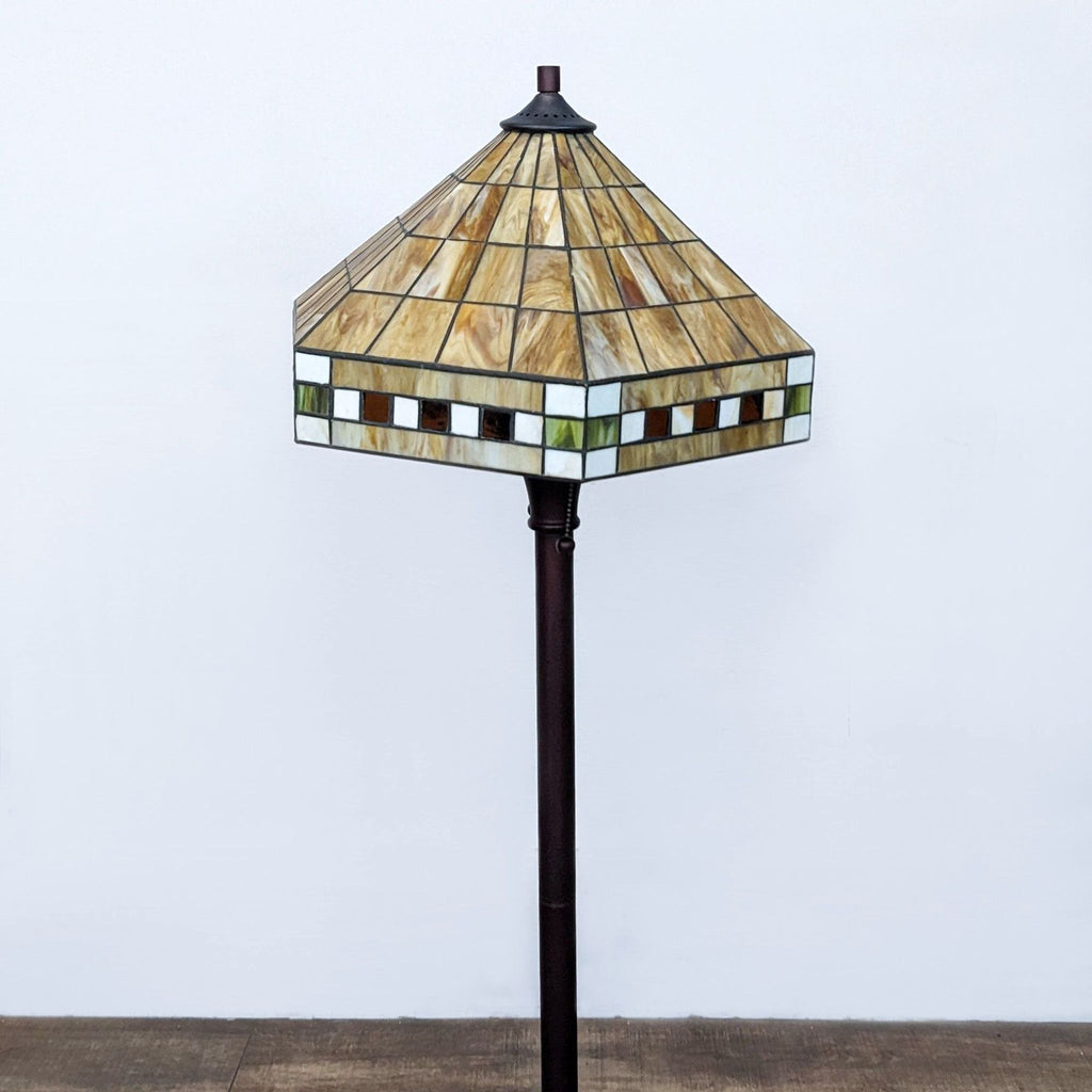 Mission Tiffany Style Floor Lamp