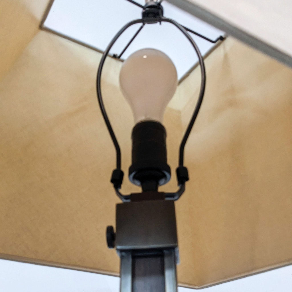 Crate and Barrel Square Post 41 Inch Tall Table Lamp