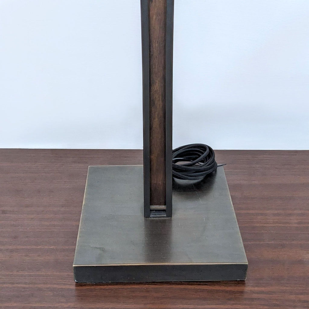 Crate and Barrel Square Post 41 Inch Tall Table Lamp