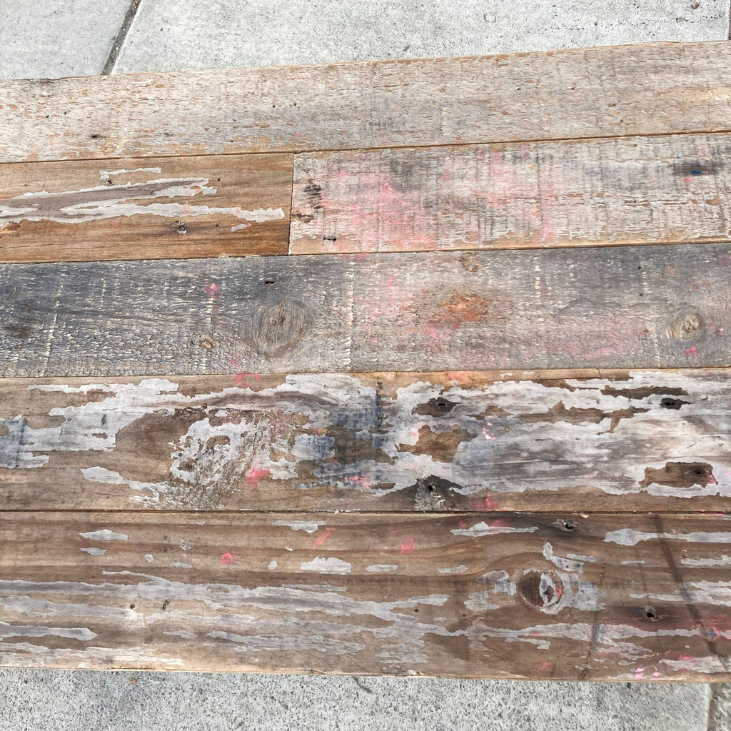 Whimsical Rustic Wood Bench