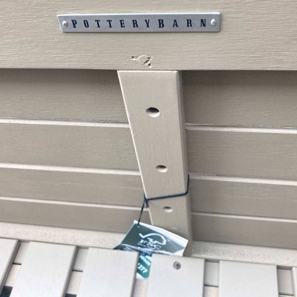 Pottery Barn Indio Eucalyptus Outdoor Storage Bench