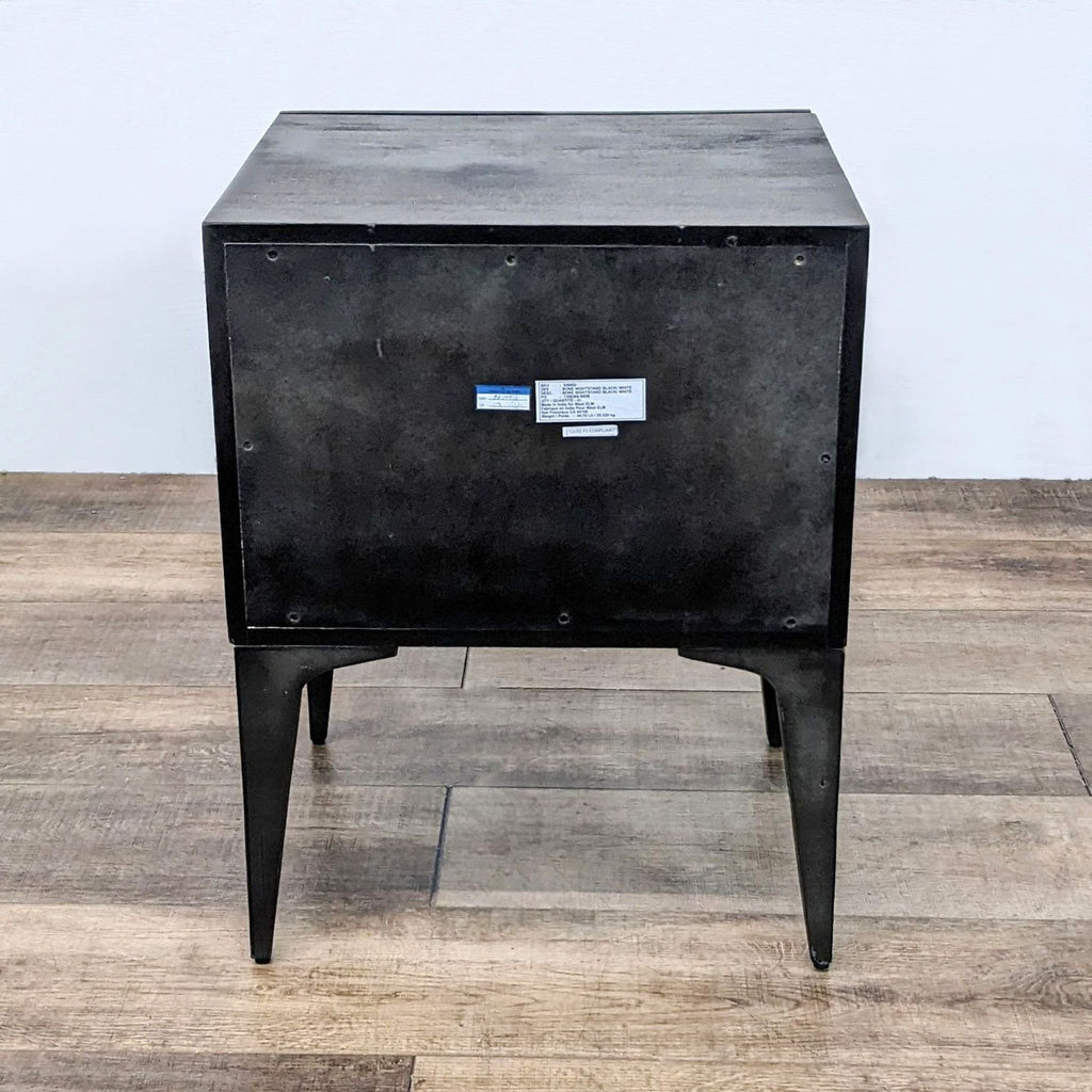 West Elm Two Drawer Nightstand with Bone Inlay