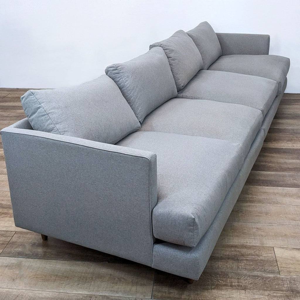 Living Space L Shape Grey Modular Sectional Or Extra Long Sofa