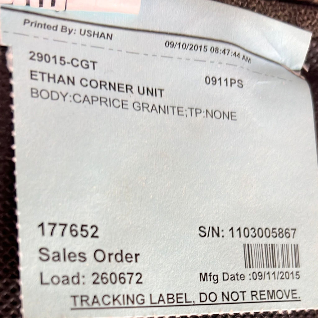 Jonathan Louis Four Piece Modular Charcoal Grey Contemporary Sectional