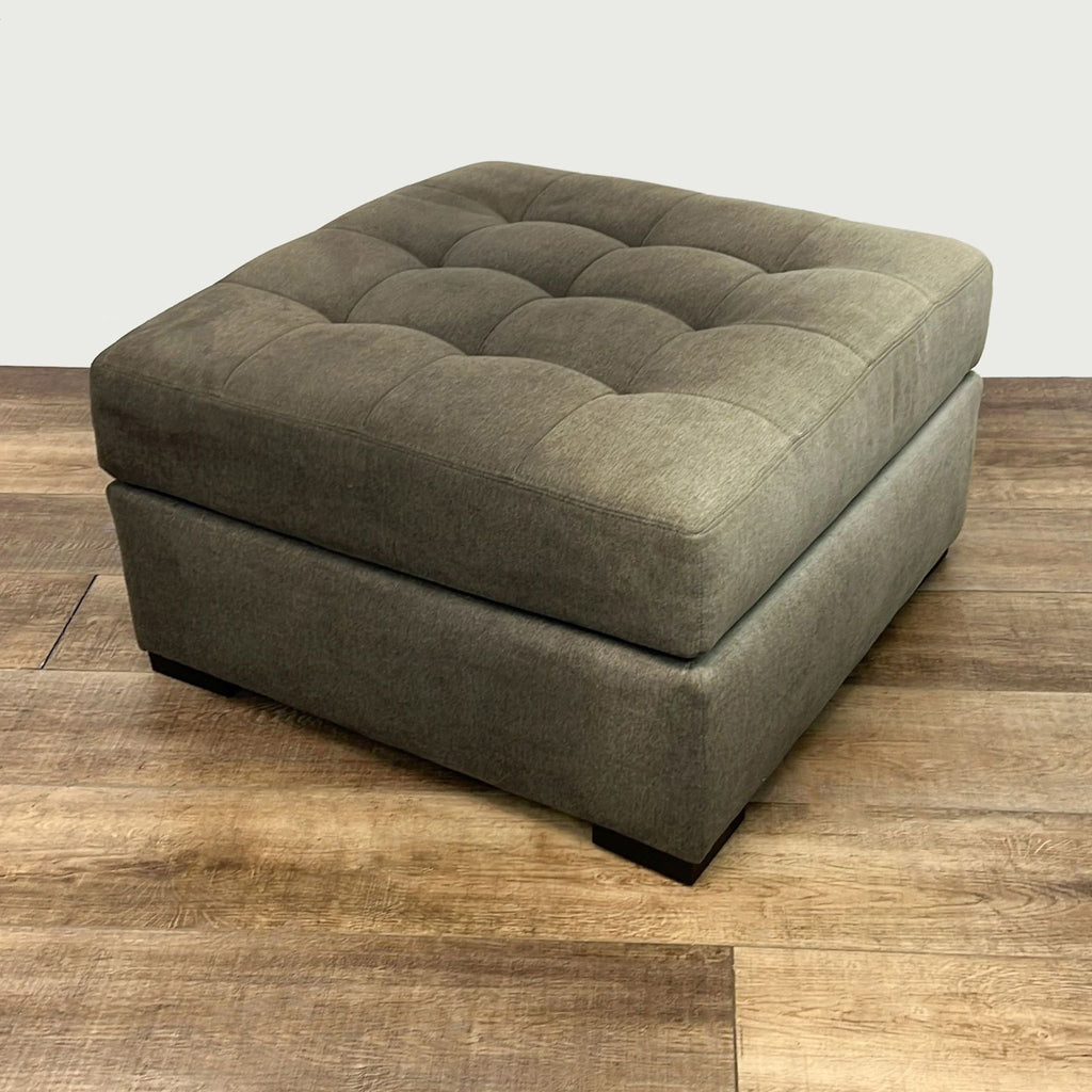 Jonathan Louis Four Piece Modular Charcoal Grey Contemporary Sectional