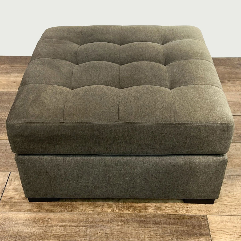 Jonathan Louis Four Piece Modular Charcoal Grey Contemporary Sectional