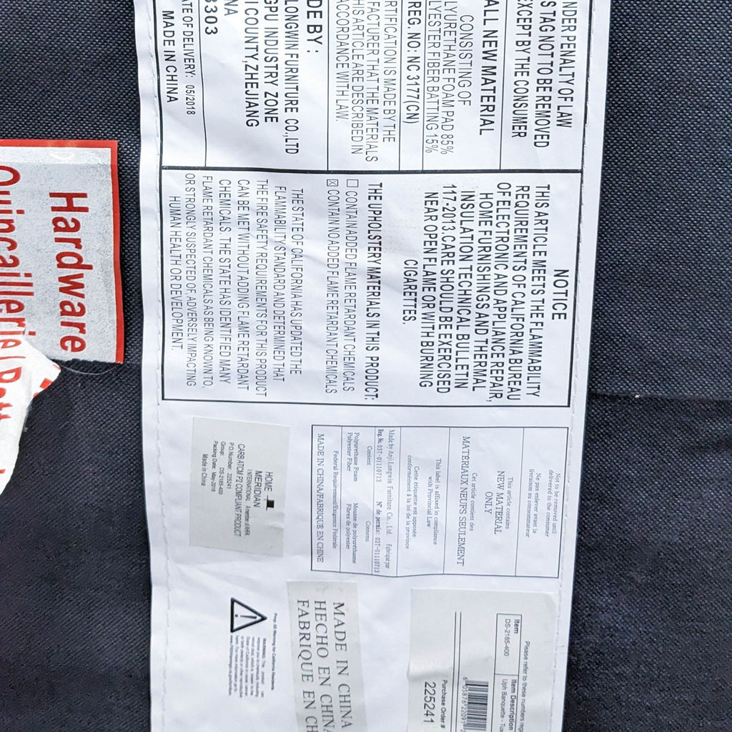 Gray Upholstered Banquette