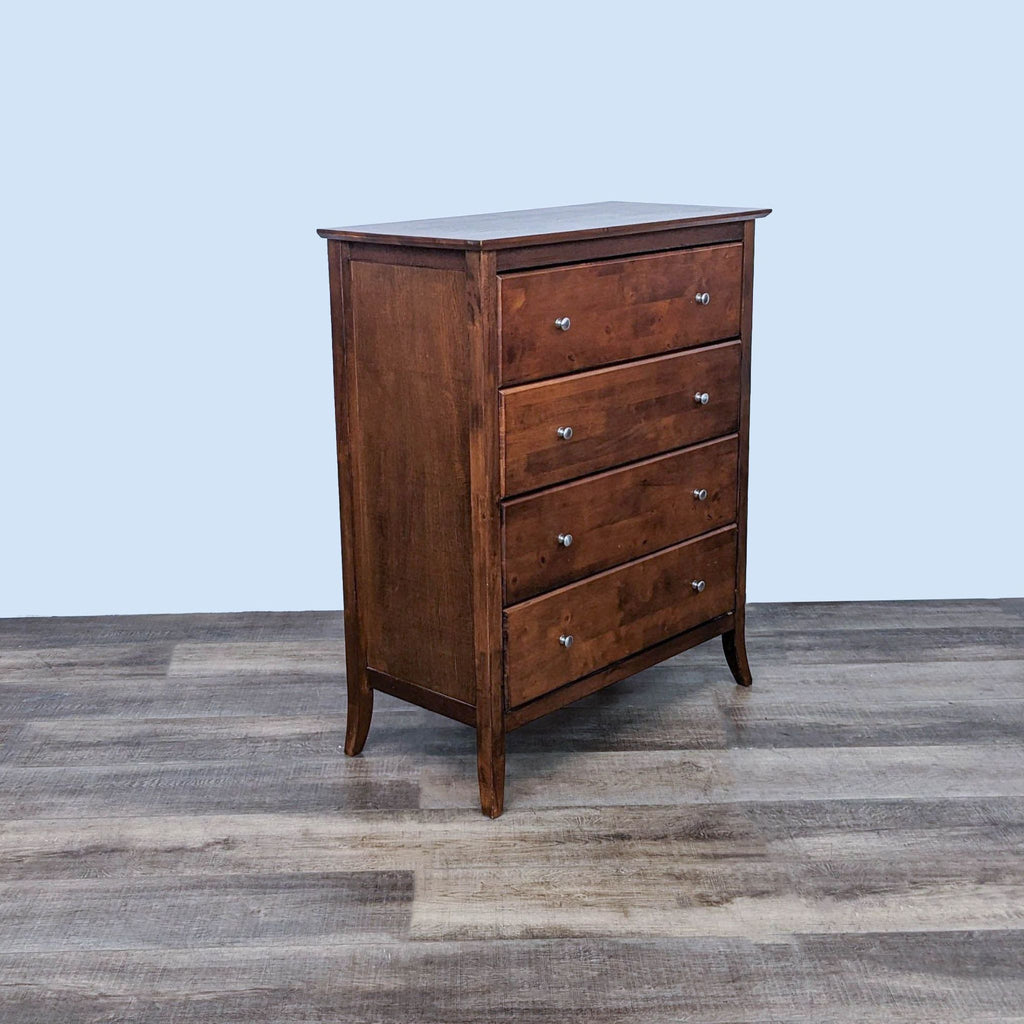 Transitional Wooden 4-Drawer Dresser