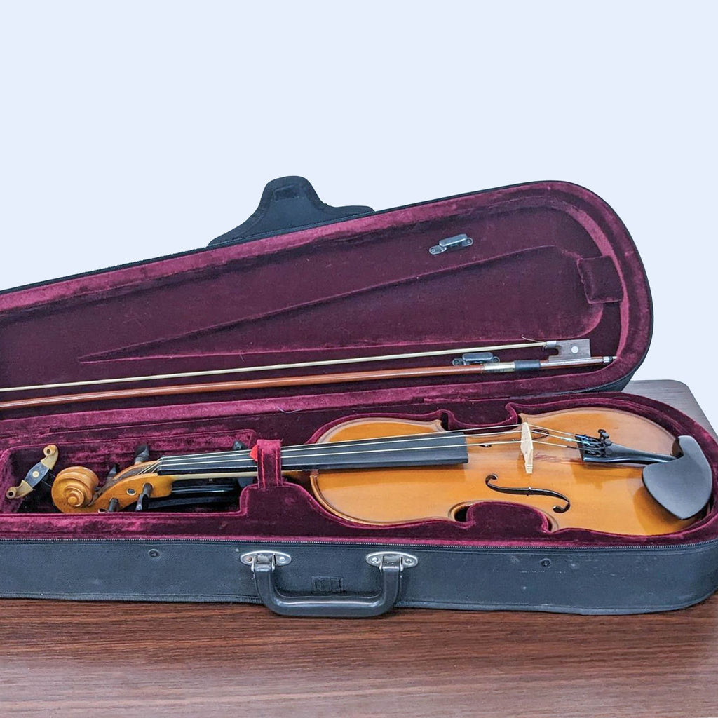 Elegant 4/4 Full-Size Violin with Case - Ready to Play