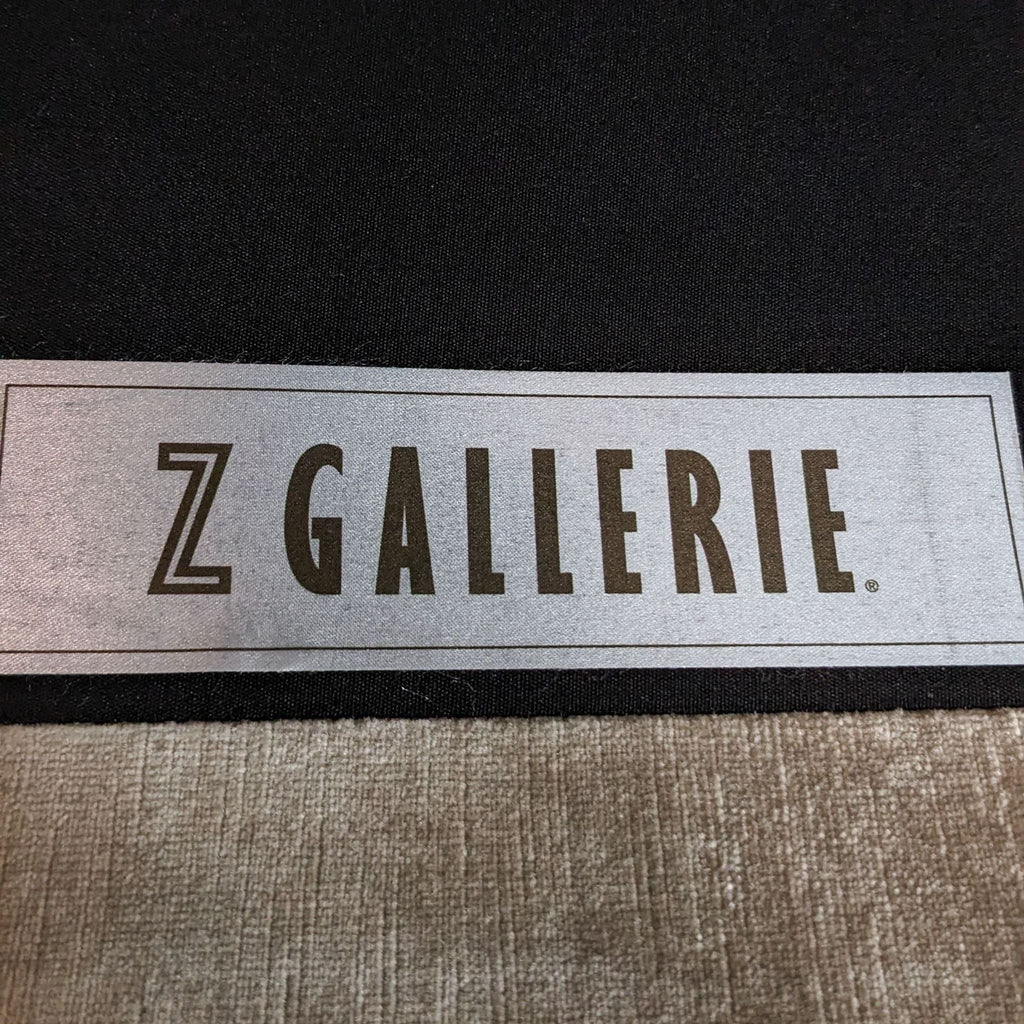 Z Gallerie Velvet Sofa with Throw Pillows