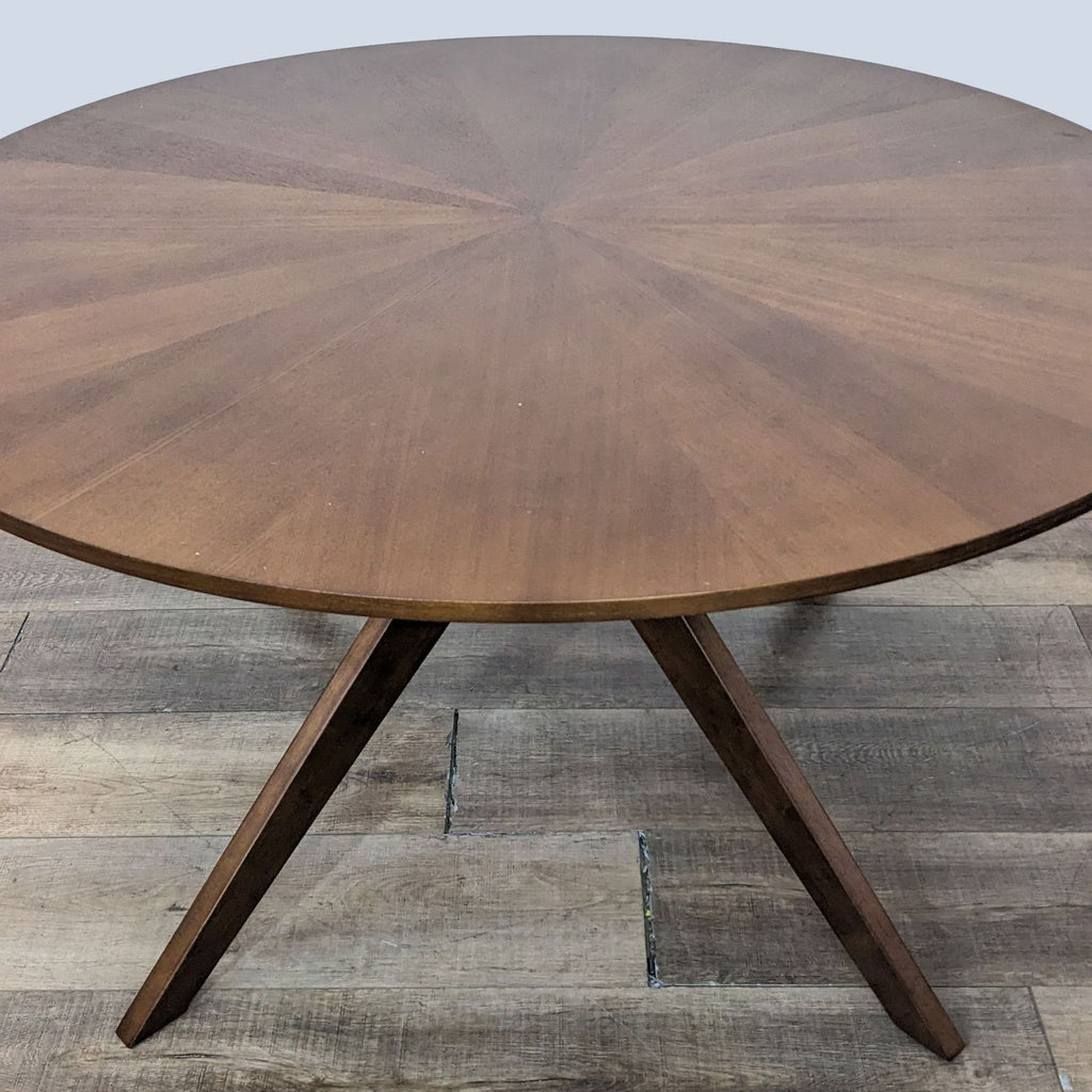Conan Modern Round Wood Dining Table by Article