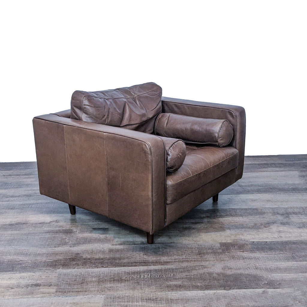 Article Sven Modern Leather Lounge Chair