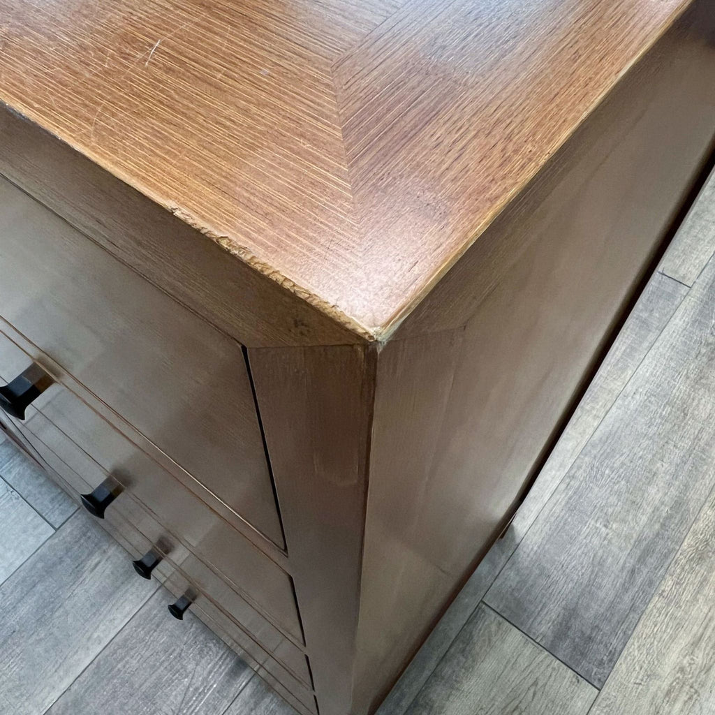 Crate & Barrell Bamboo Dresser with Cabinet by Maria Yee