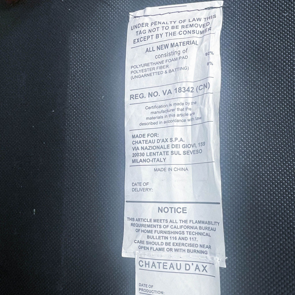 Chateau d'Ax Leather Brown Ottoman Bench