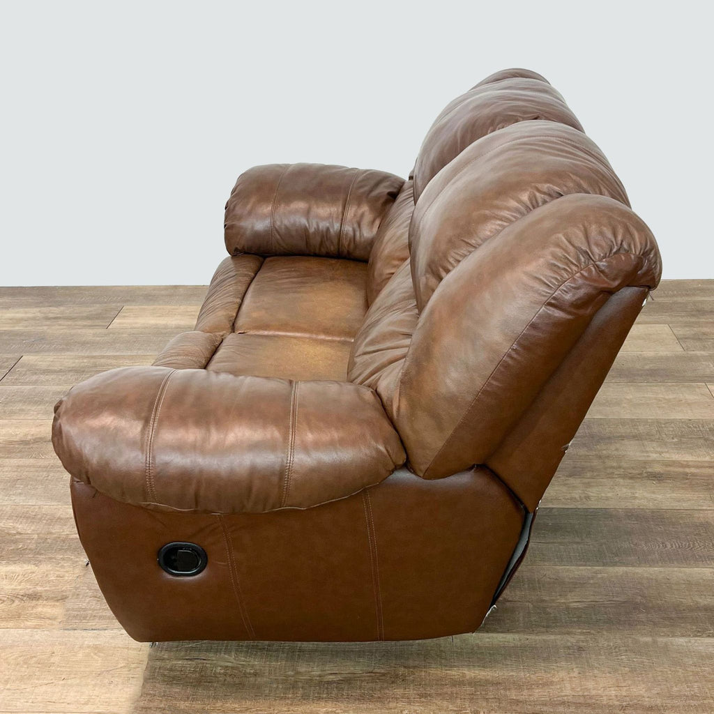n Leather Reclining Sofa